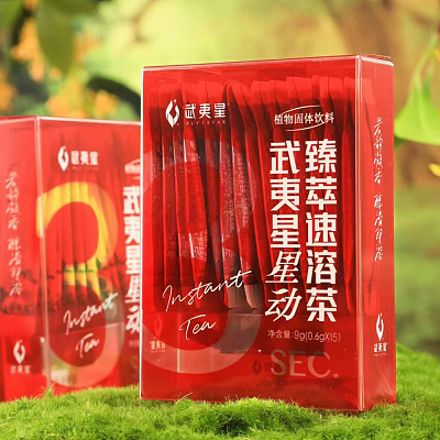 武夷星 3秒泡茶 玫瑰红茶 0.6g*15袋