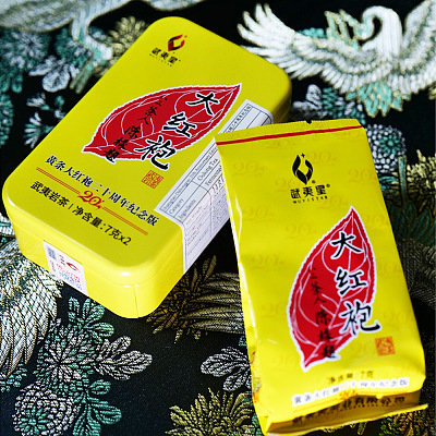 茶分享 武夷星黄条大红袍 20周年纪念款  7g*2泡