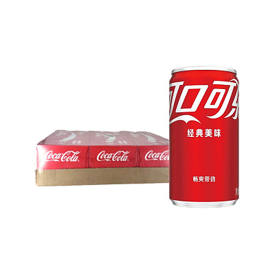 【整箱】可口可乐 迷你罐可乐 200ml*24