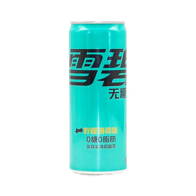 雪碧 无糖柠檬薄荷味 330ml