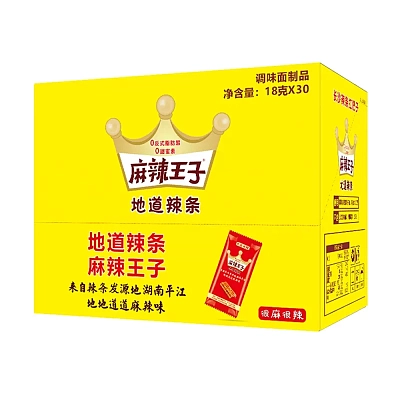 麻辣王子 地道辣条 很麻很辣 18g*30包 540g