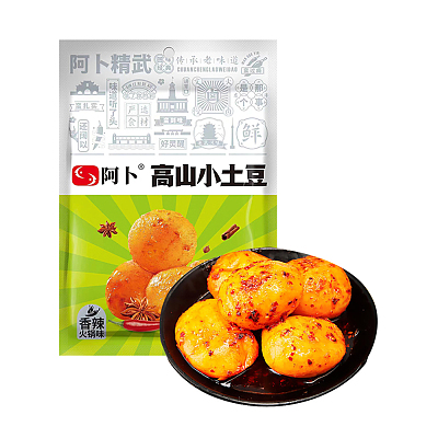 阿卜 高山小土豆 香辣火锅味 100g