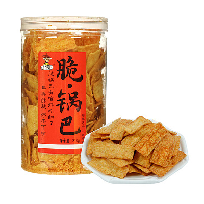 无名小卒 脆锅巴 小龙虾味 210g