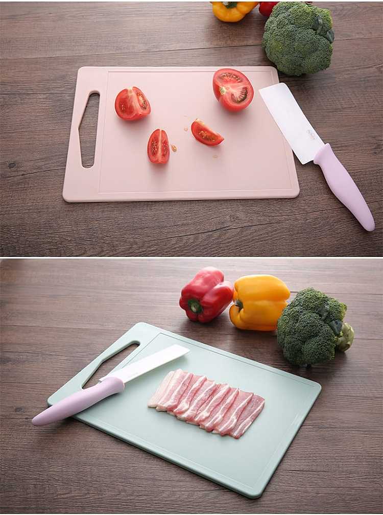 fasola-household-plastic-fruit-board-cutting-board-square-lotus-pink-344-25-08cm-8
