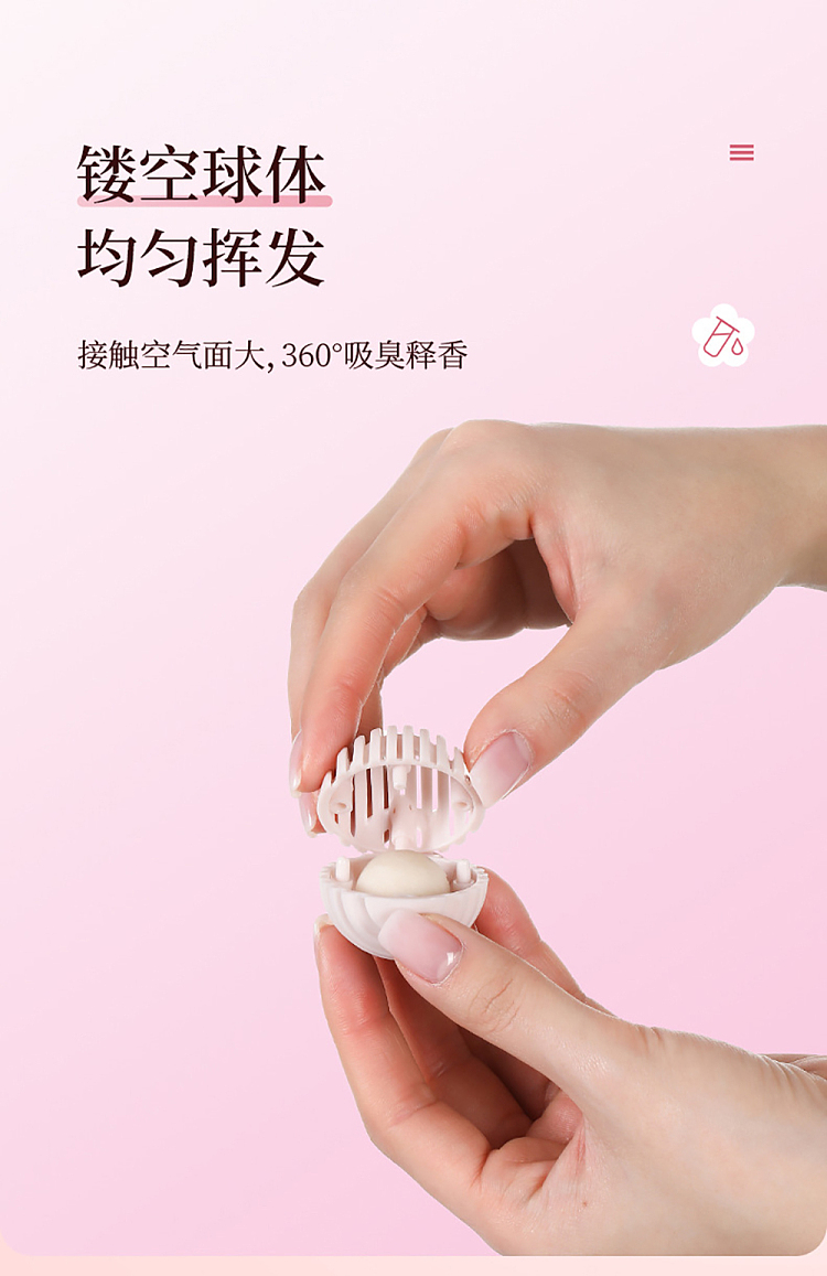 fasola-shoe-deodorizer-balls-cherry-blossom-white-peach-flavor-pink-6pcs-in-8