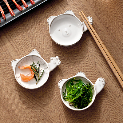 FaSoLa 酱油碟筷子架 小熊 1个