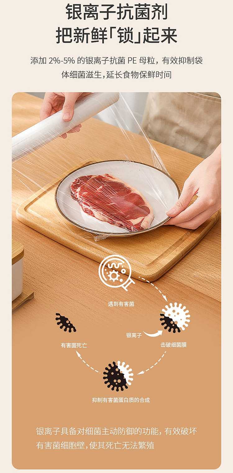 fasola-disposable-household-point-break-food-wrap-3030cm-transparent-4