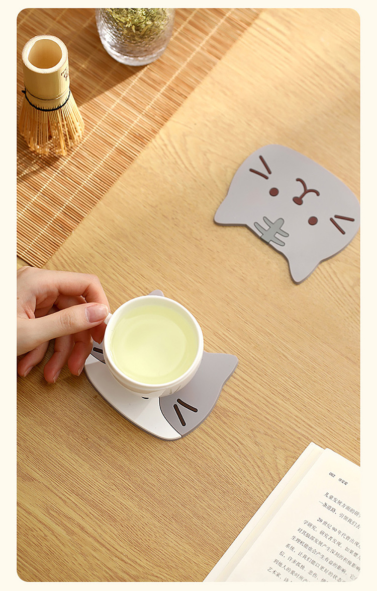 fasola-cat-anti-scald-coaster-set-flower-cat-2pcs-12
