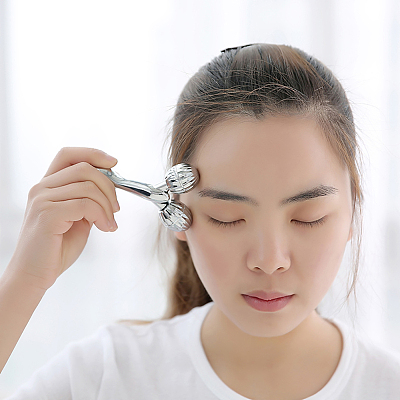 FaSoLa Y型瘦脸按摩器 银色