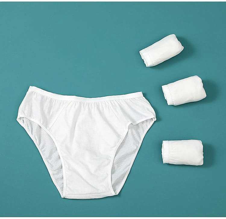 fasola-travel-disposable-cotton-panties-for-women-white-xl-size-5-pack-10
