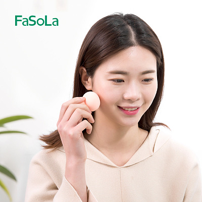 FaSoLa 立体粉扑收纳套装 粉色