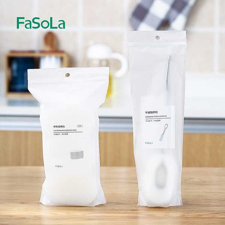 fasola-stainless-steel-long-handle-cup-brush-replacement-head-white-3pcs-in-9555cm-5