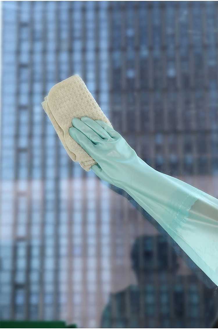 fasola-housework-gloves-thin-jelly-blue-s-size-31-9cm-11