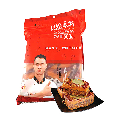 美食作家王刚 牛油火锅底料 微辣 500g