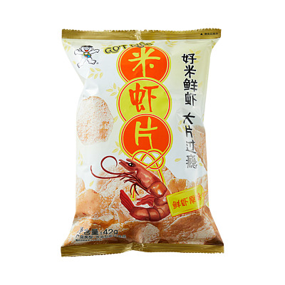 旺旺 鲜米虾片 鲜虾原味 42g