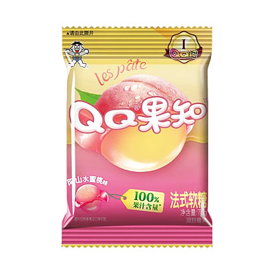 旺旺 QQ果知 法式软糖 阳山水蜜桃味 70g