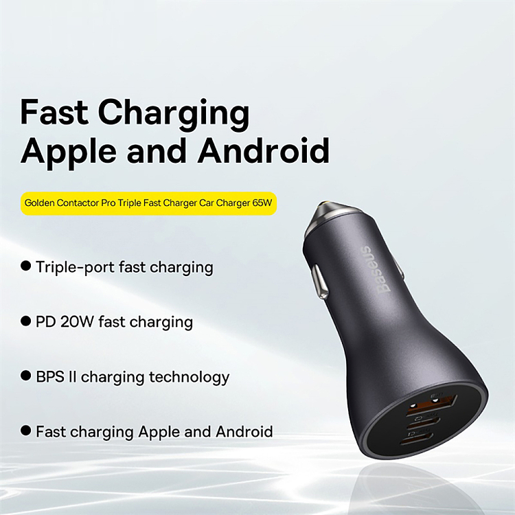 best-gold-dot-pro-triple-fast-charger-car-charger-ucc65w-dark-grey-2