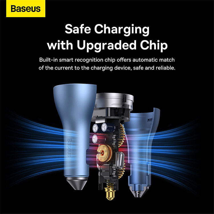 best-gold-dot-pro-triple-fast-charger-car-charger-ucc65w-light-blue-5
