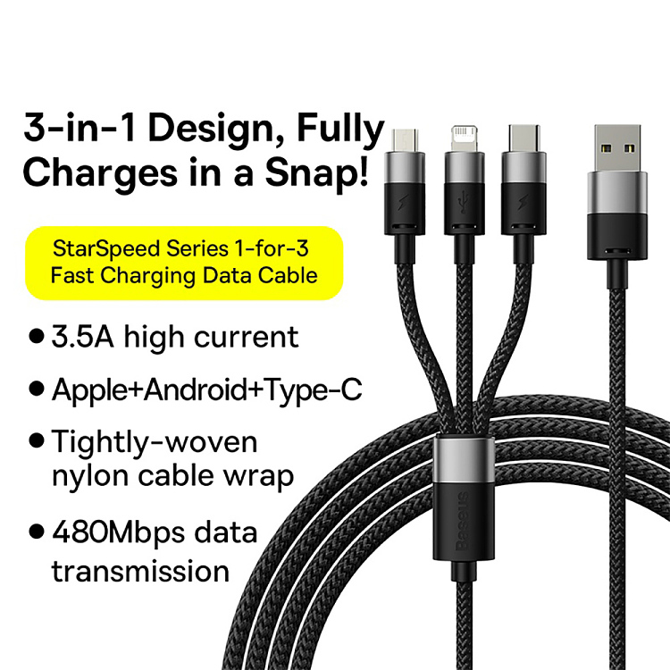 besi-starspeed-series-one-drag-three-fast-charging-data-cable-usbtomlc35a12m-black-2