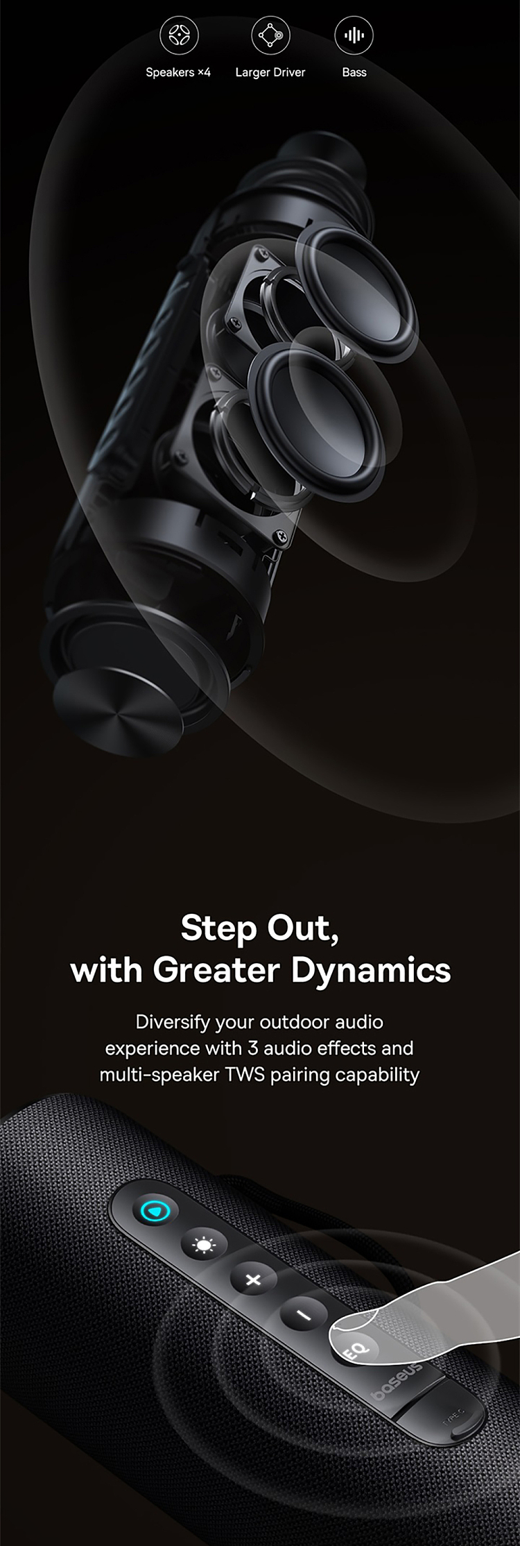bess-aequr-series-vo20-portable-bluetooth-speaker-star-obsidian-black-overseas-edition-2