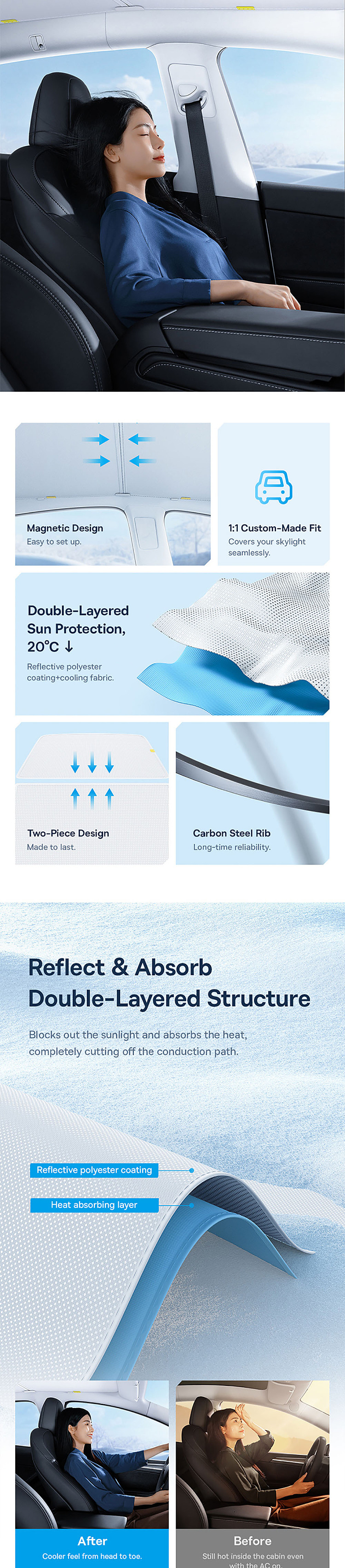 best-t-space-sunroof-shade-for-tesla-modely-double-layer-moonlight-white-2