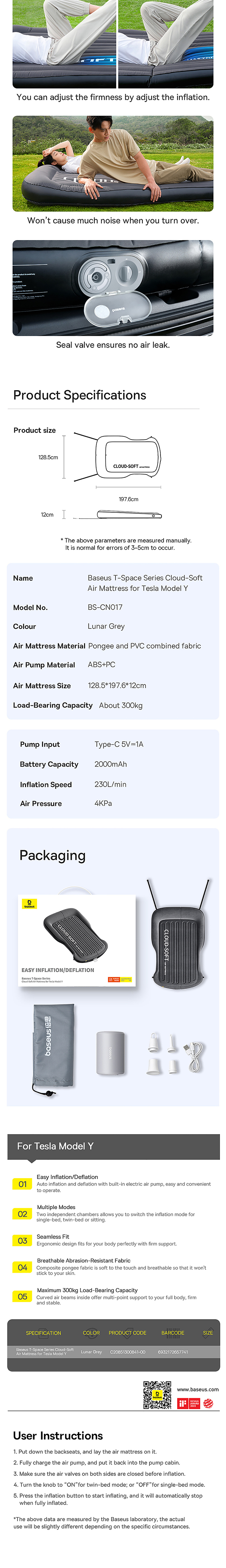besi-t-space-cloud-sense-air-mattress-bed-for-tesla-modely-moonshadow-gray-6