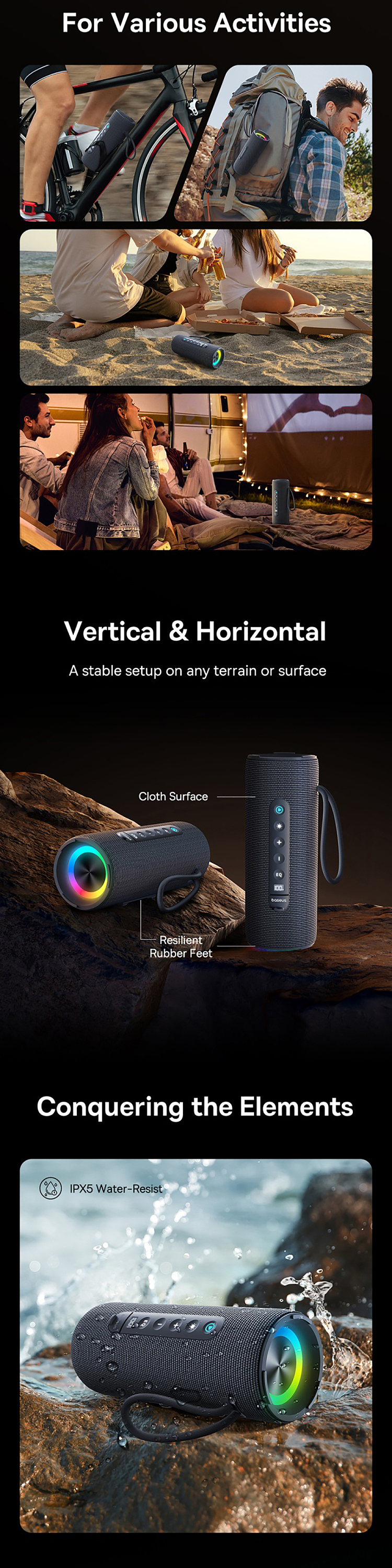 bez-aequr-series-30air-outdoor-portable-speaker-cold-mountain-gray-overseas-edition-3
