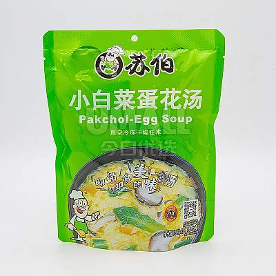 苏伯 小白菜蛋花汤 4pk*8g
