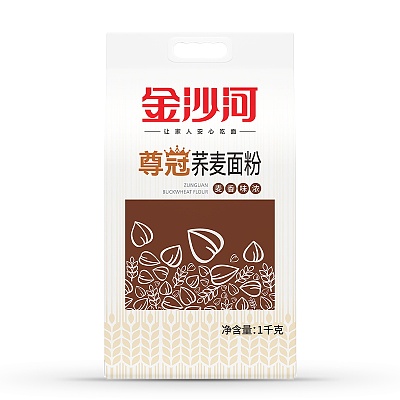 金沙河 尊冠荞麦面粉 1kg