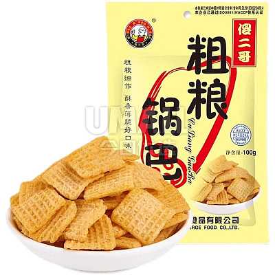 傻二哥 粗粮锅巴 麻辣味 100g