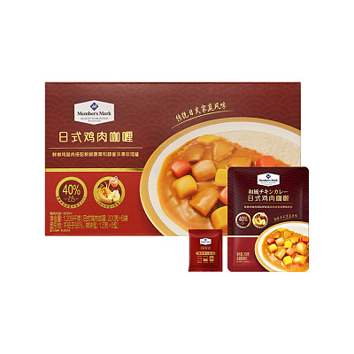 【全澳独家】山姆自营品牌 MM 日式鸡肉风味咖喱 6包入 1.209kg