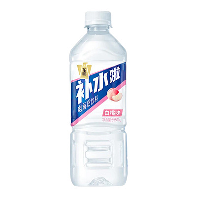 东鹏特饮 补水啦 电解质饮料  白桃味 555ml