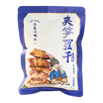 三关六码头 夹笋豆干 原味 250g