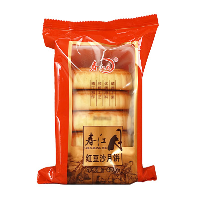 春江月 红豆沙月饼 4块入 400g