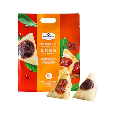 【全澳独家】山姆自营品牌 MM 甜粽组合 豆沙粽+蜜枣粽 礼盒装 1kg