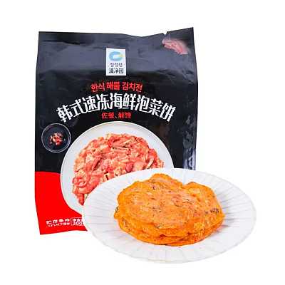 【冻】清净园 韩式海鲜泡菜饼 300g