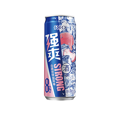 Rio 强爽系列 洋酒预调 鸡尾酒 白桃伏特加风味 8% 500ml