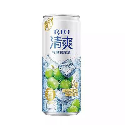 RIO 清爽 气泡鸡尾酒  阳光玫瑰葡萄伏特加风味 酒精8% 330ml