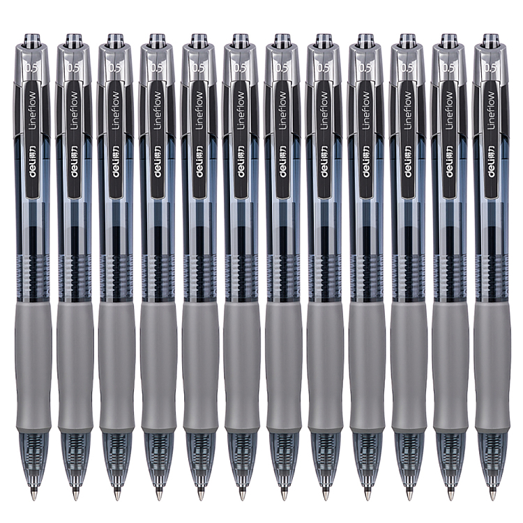 deli-precision-smooth-neutral-pen-05mm-spring-tip-black-box-of-12-4