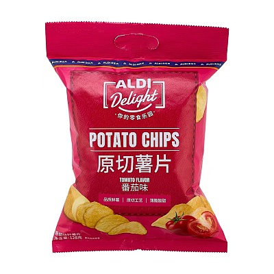 【全澳独家】奥乐齐(中国) Delight系列 原切薯片 番茄味 128g
