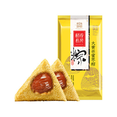 稻香村 大黄米蜜枣粽 2枚 240g