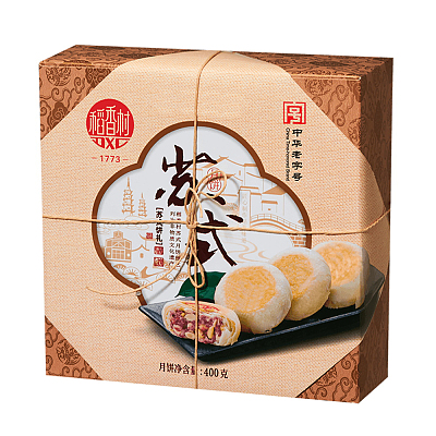 【礼盒】稻香村 苏式饼礼 月饼 礼盒 400g