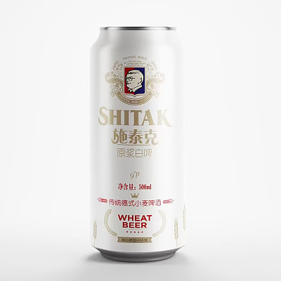【单瓶】天湖啤酒 施泰克 原浆白啤酒  酒精度3.3% 500ml