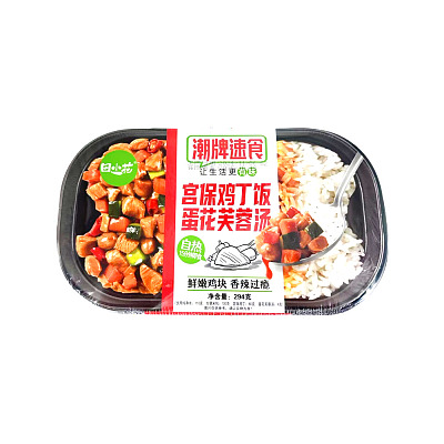 田小花 自热米饭 宫保鸡丁饭 蛋花芙蓉汤 294g