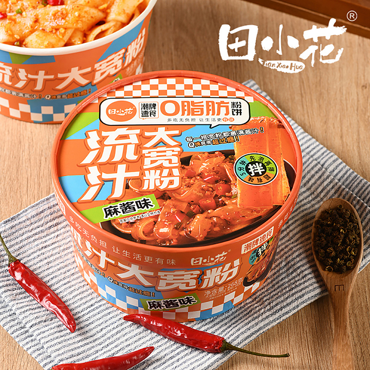 tian-xiaohua-0-fat-flow-sauce-big-wide-vermicelli-with-sesame-sauce-flavor-bowl-288g-4