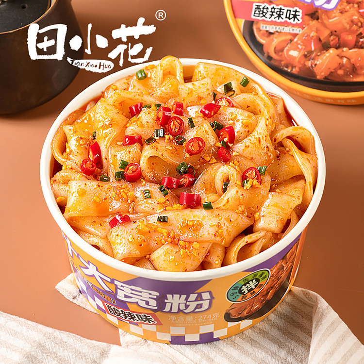 tian-xiaohua-0-fat-flow-sauce-big-wide-vermicelli-sour-and-spicy-flavor-bowl-294g-4