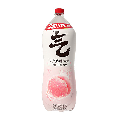 元气森林 气泡水 白桃味 2L