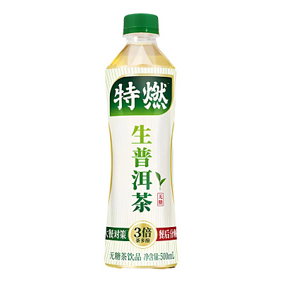 元气森林 特燃 无糖生普洱茶 500ml