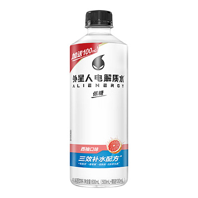 元气森林 外星人电解质水 低糖西柚味 600ml
