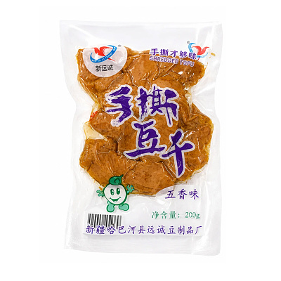 新远诚 手撕豆干 五香味 200g